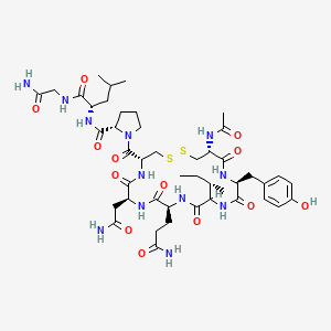 Ac-Cys(1)-Tyr-DL-Ile-Gln-Asn-Cys(1)-Pro-Leu-Gly-NH2