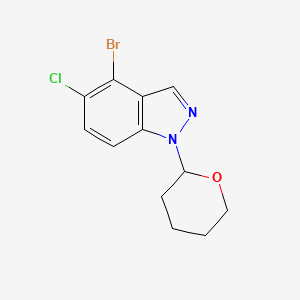 4-Bromo-5-chloro-1-(tetrahydro-2H-pyran-2-yl)-1H-indazole