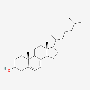 molecular formula C27H44O B14111607 (10R,13R)-10,13-dimethyl-17-(6-methylheptan-2-yl)-2,3,4,9,11,12,14,15,16,17-decahydro-1H-cyclopenta[a]phenanthren-3-ol 