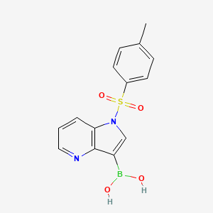 {1-[(4-methylphenyl)sulfonyl]-1H-pyrrolo[3,2-b]pyridin-3-yl}boronic acid