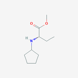 methyl (2S)-2-(cyclopentylamino)butanoate