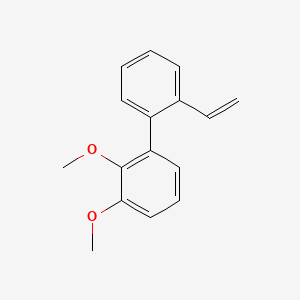 molecular formula C16H16O2 B14111694 2,3-Dimethoxy-2'-vinyl-1,1'-biphenyl 