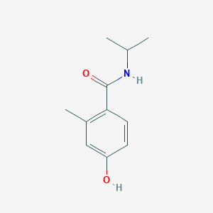 molecular formula C11H15NO2 B1411170 4-Hydroxy-2-methyl-N-(propan-2-yl)benzamide CAS No. 1692193-58-0