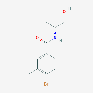 molecular formula C11H14BrNO2 B1411172 4-溴-N-[(2R)-1-羟基丙烷-2-基]-3-甲基苯甲酰胺 CAS No. 1568166-53-9