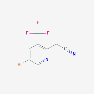 5-Bromo-3-(trifluoromethyl)pyridine-2-acetonitrile