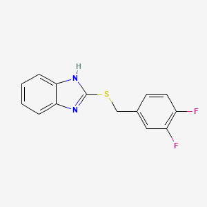 2-[(3,4-difluorophenyl)methylsulfanyl]-1H-benzimidazole