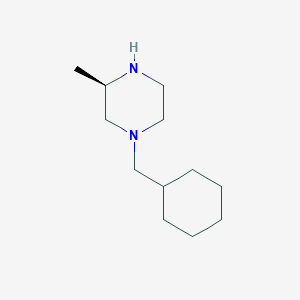 (3R)-1-(cyclohexylmethyl)-3-methylpiperazine
