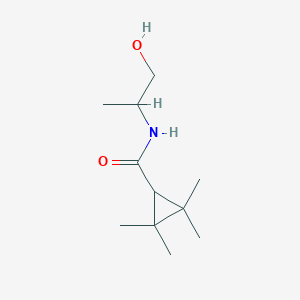 N-(1-Hydroxypropan-2-yl)-2-2-3-3-tetramethylcyclopropane-1-carboxamide