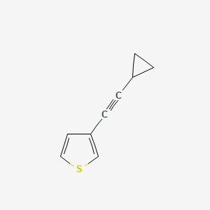 3-(2-Cyclopropylethynyl)thiophene