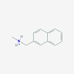 Methyl(naphthalen-2-ylmethyl)azanium