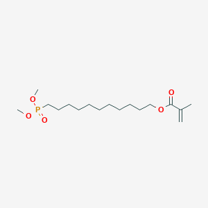 11-(Dimethoxyphosphoryl)undecyl 2-methylprop-2-enoate