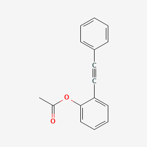 2-(Phenylethynyl)phenyl acetate