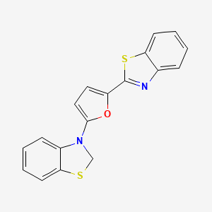 2-[5-(1,3-Benzothiazol-3(2H)-yl)furan-2-yl]-1,3-benzothiazole