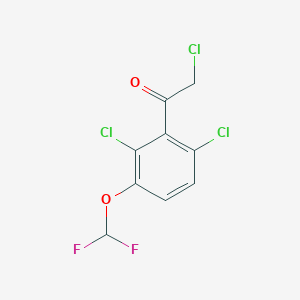 2',6'-Dichloro-3'-(difluoromethoxy)phenacyl chloride