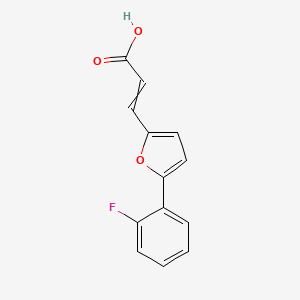 3-(5-(2-Fluorophenyl)furan-2-yl)acrylic acid