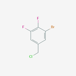 molecular formula C7H4BrClF2 B1411229 3-Bromo-4,5-difluorobenzyl chloride CAS No. 1805524-09-7