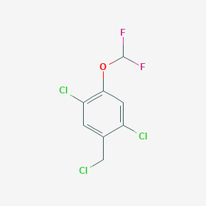 2,5-Dichloro-4-(difluoromethoxy)benzyl chloride