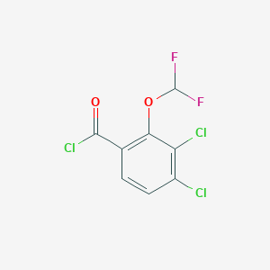 3,4-Dichloro-2-(difluoromethoxy)benzoyl chloride