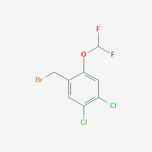 4,5-Dichloro-2-(difluoromethoxy)benzyl bromide