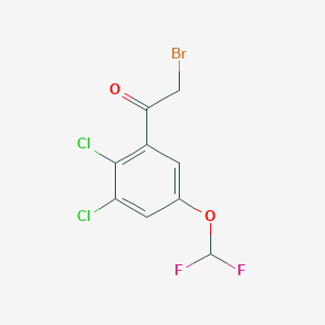 2',3'-Dichloro-5'-(difluoromethoxy)phenacyl bromide