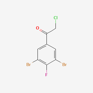 3',5'-Dibromo-4'-fluorophenacyl chloride