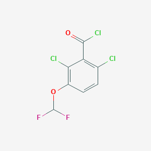 B1411269 2,6-Dichloro-3-(difluoromethoxy)benzoyl chloride CAS No. 1807184-51-5