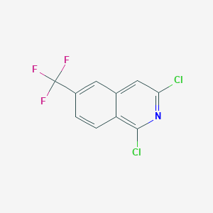 molecular formula C10H4Cl2F3N B1411272 1,3-Dichloro-6-(trifluoromethyl)isoquinoline CAS No. 1250443-07-2