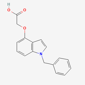 [(1-Benzyl-1h-indol-4-yl)oxy]acetic acid