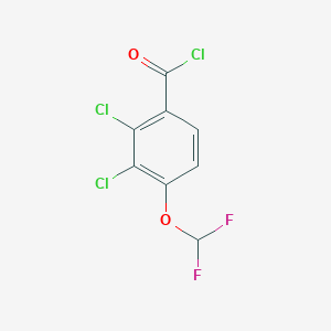 2,3-Dichloro-4-(difluoromethoxy)benzoyl chloride