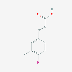 3-(4-fluoro-3-methylphenyl)prop-2-enoic acid