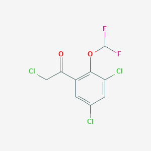 3',5'-Dichloro-2'-(difluoromethoxy)phenacyl chloride