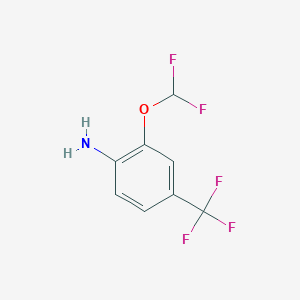 2-Difluoromethoxy-4-(trifluoromethyl)aniline