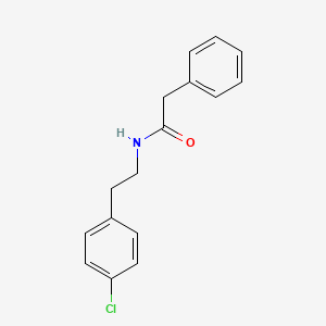 molecular formula C16H16ClNO B14112970 N-[2-(4-chlorophenyl)ethyl]-2-phenylacetamide 