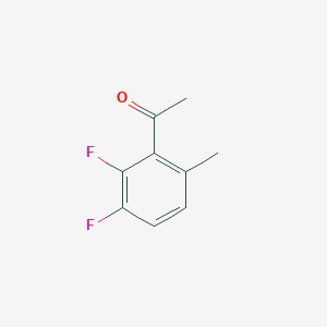 molecular formula C9H8F2O B1411298 1-(2,3-二氟-6-甲基苯基)乙酮 CAS No. 1806293-61-7