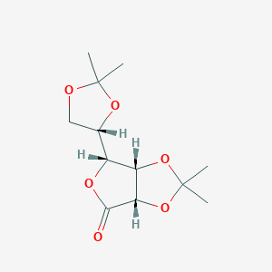 molecular formula C12H18O6 B014113 2,3:5,6-Di-O-isopropylidene-L-gulono-1,4-lactone CAS No. 7306-64-1