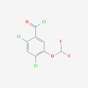 2,4-Dichloro-5-(difluoromethoxy)benzoyl chloride