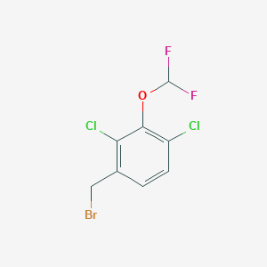 2,4-Dichloro-3-(difluoromethoxy)benzyl bromide