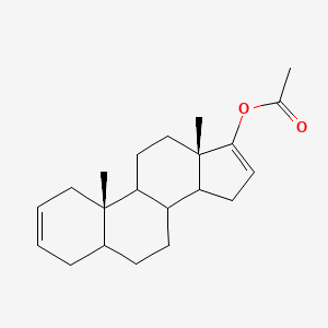 (3aS,3bR,5aS,9aS,9bS,11aS)-9a,11a-dimethyl-3H,3aH,3bH,4H,5H,5aH,6H,9H,9aH,9bH,10H,11H,11aH-cyclopenta[a]phenanthren-1-yl acetate