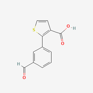 2-(3-Formylphenyl)thiophene-3-carboxylic acid