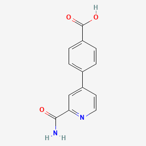 4-(2-Carbamoylpyridin-4-yl)benzoic acid