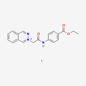 2-(2-((4-(Ethoxycarbonyl)phenyl)amino)-2-oxoethyl)phthalazin-2-ium iodide