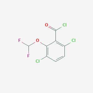 3,6-Dichloro-2-(difluoromethoxy)benzoyl chloride