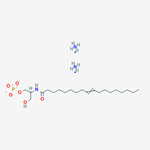 Diazanium;[3-hydroxy-2-(octadec-9-enoylamino)propyl] phosphate