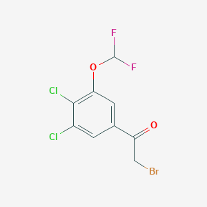 3',4'-Dichloro-5'-(difluoromethoxy)phenacyl bromide