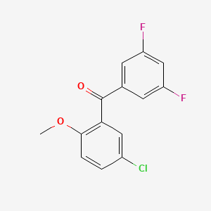 (5-Chloro-2-methoxyphenyl)(3,5-difluorophenyl)methanone