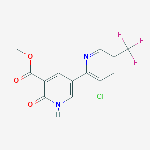 Methyl 3-chloro-6'-oxo-5-(trifluoromethyl)-1',6'-dihydro-[2,3'-bipyridine]-5'-carboxylate