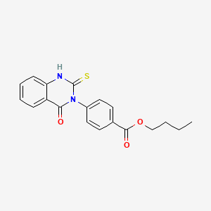 butyl 4-(4-oxo-2-thioxo-1,4-dihydroquinazolin-3(2H)-yl)benzoate