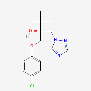 molecular formula C15H20ClN3O2 B14113172 (2R)-1-(4-chlorophenoxy)-3,3-dimethyl-2-(1,2,4-triazol-1-ylmethyl)butan-2-ol 