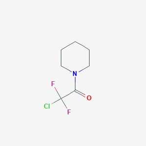 molecular formula C7H10ClF2NO B14113196 2-Chloro-2,2-difluoro-1-(piperidin-1-yl)ethan-1-one 