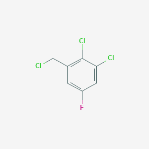 molecular formula C7H4Cl3F B1411320 2,3-Dichloro-5-fluorobenzyl chloride CAS No. 1806354-20-0